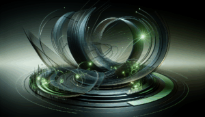 Abstract light flare with digital network, symbolizing Microsoft cloud technology advancements related to Migration and Deployment Strategies