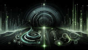 Abstract light flare with digital network, symbolizing Microsoft cloud technology advancements related to Microsoft 365 SharePoint Updates